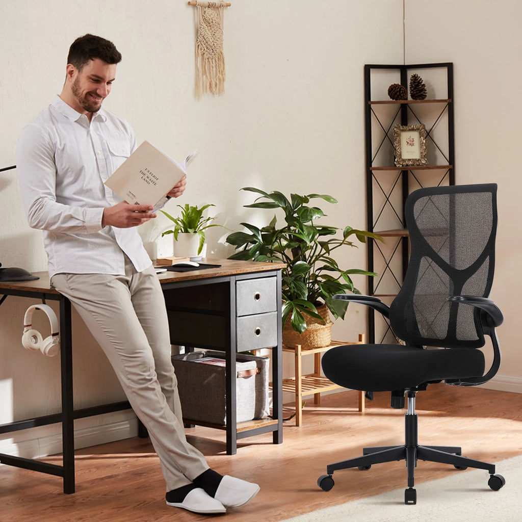 Black Ergonomic Mesh Office Chair N26168