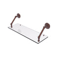 24 inch Floating Glass Shelf Antique Copper M195616