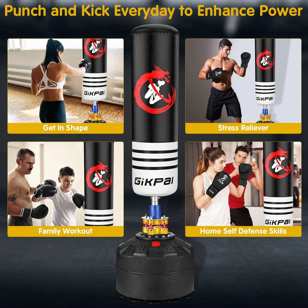 70'' 180lbs Freestanding Punching Bag with Stand V480