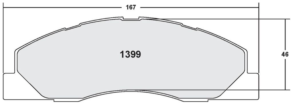 Front Disc Brake Pads H3043