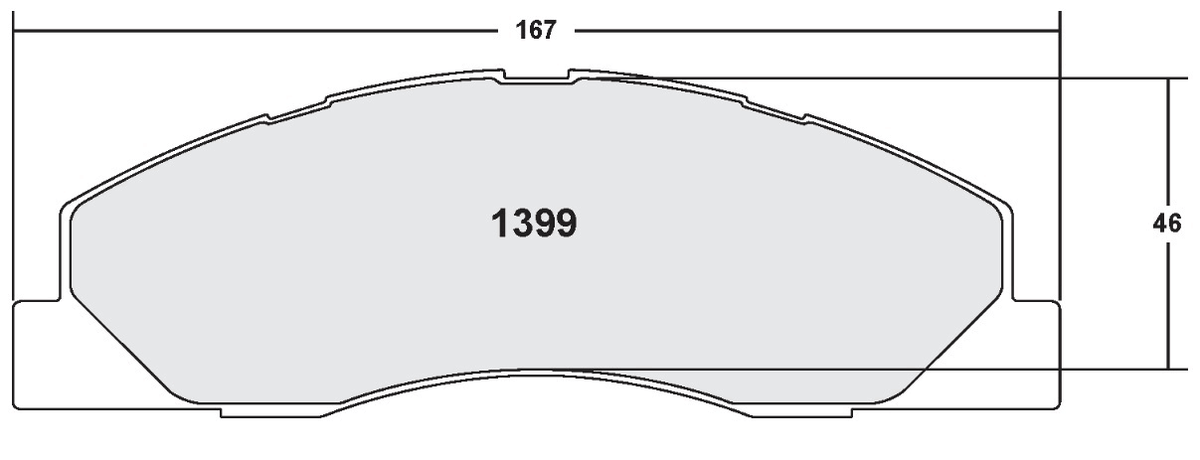 Front Disc Brake Pads H3043