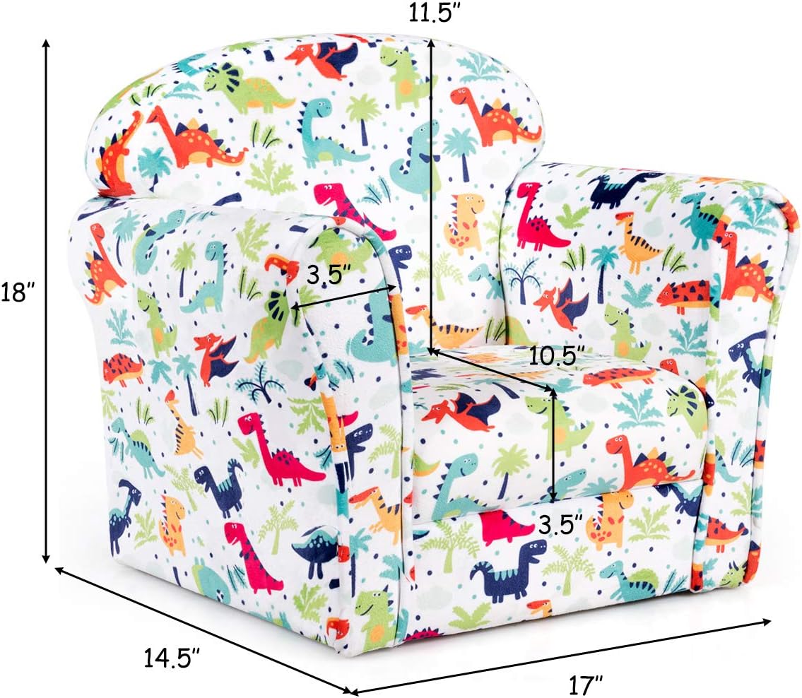 Kids Sofa with Dinosaur Pattern S13321