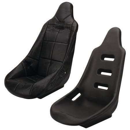 Black High Back Bucket Seat with Seat Cover M56736