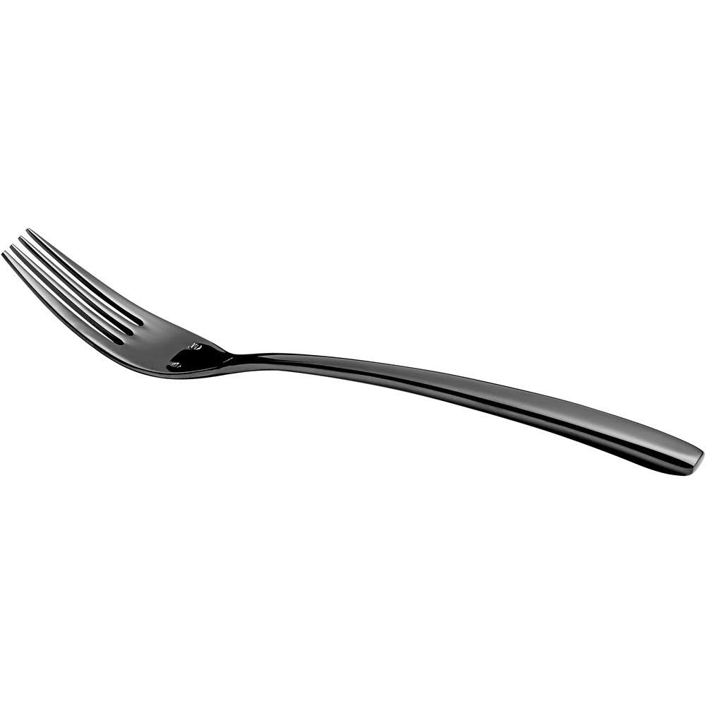Black 18/10 Stainless Steel Salad Fork S406