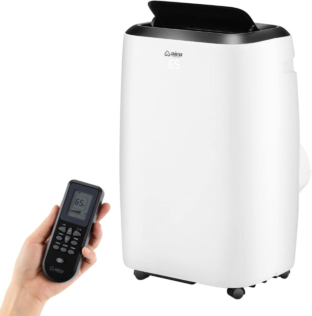 Portable Air Conditioner 14,000 BTU with Remote Control, White O761825