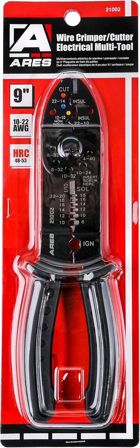 9-inch Wire Stripper Crimper and Cutter Electrical Multi-Tool A490