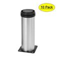 6" High Metal Adjustable Furniture Leg, 10 Pack D326709