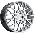 20x8.5 Vision 474 Recoil Hyper Silver Wheel 5x4.5 (35mm) H6806