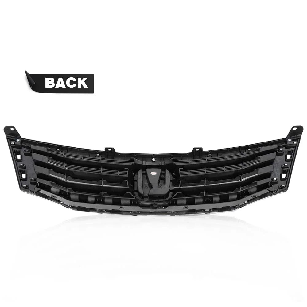 Chrome Front Bumper Hood Upper Grille Grill Trim for 2008-2010 Honda Accord Sedan 4-Door U4547