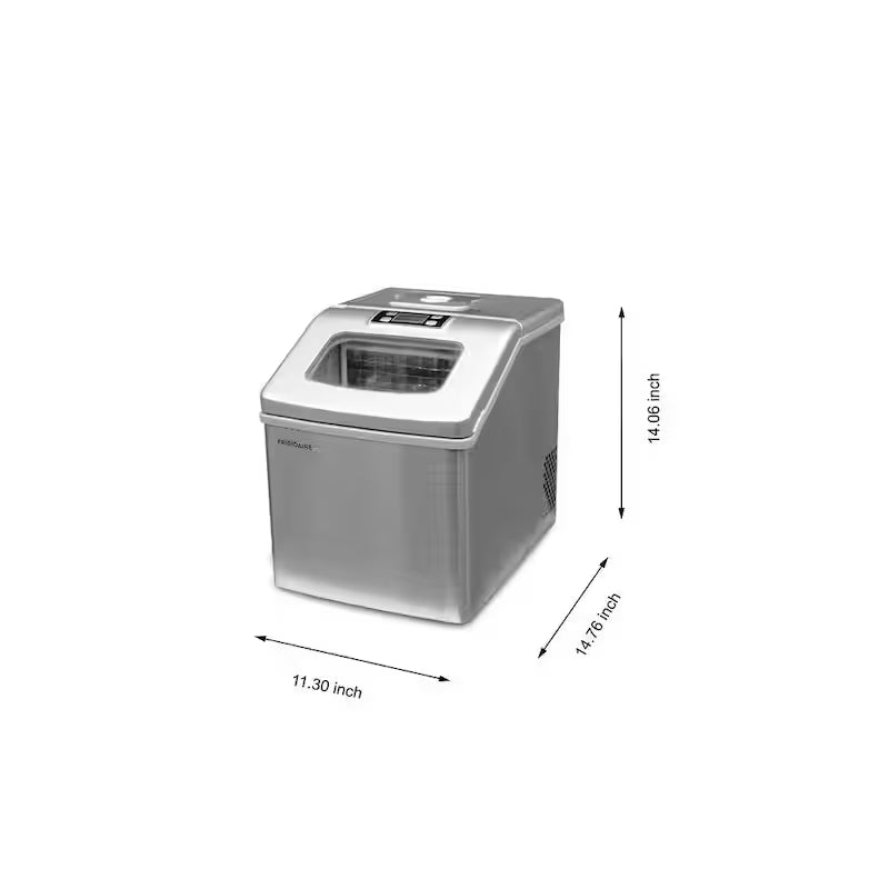 40 lb. Freestanding Stainless Steel Ice Maker E765992