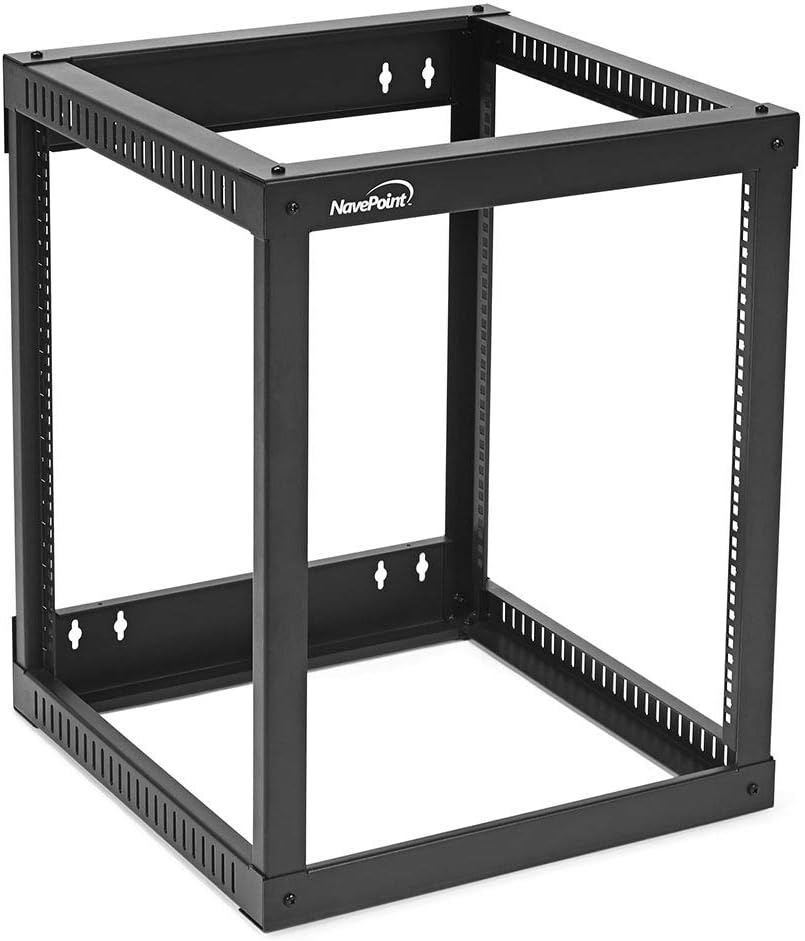 12U Wall Mount Network Rack, 22-Inch Depth, Steel L9446