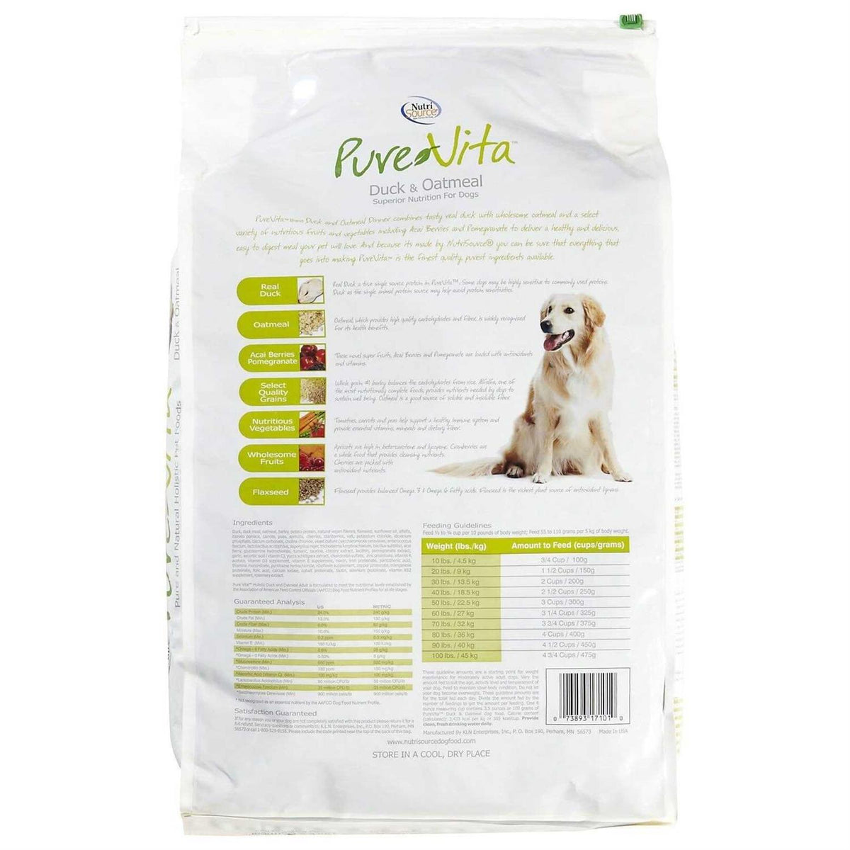 Duck & Oatmeal Dry Dog Food Z497487