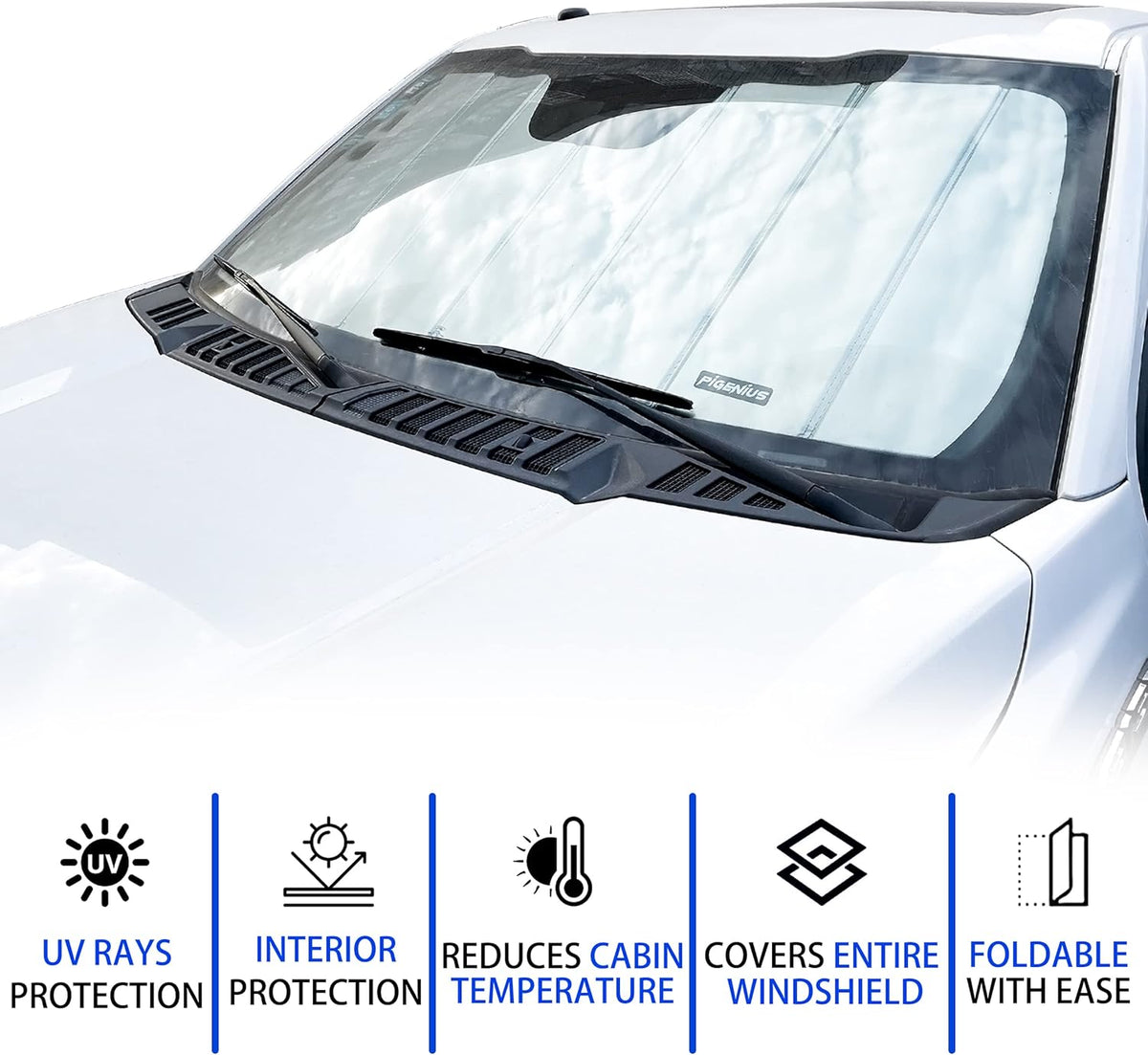 Front Windshield Sun Shade Pack of 2 O879672