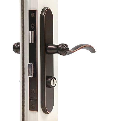 Brushed Nickel Mortise Handle Set H5747