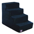 Chocolate Brown Suede Portable Dog Stairs X145