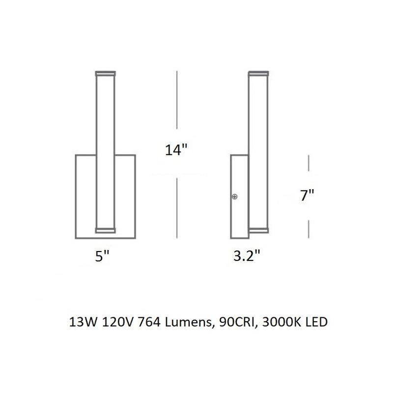 Round Wall Satin Nickel Light K928