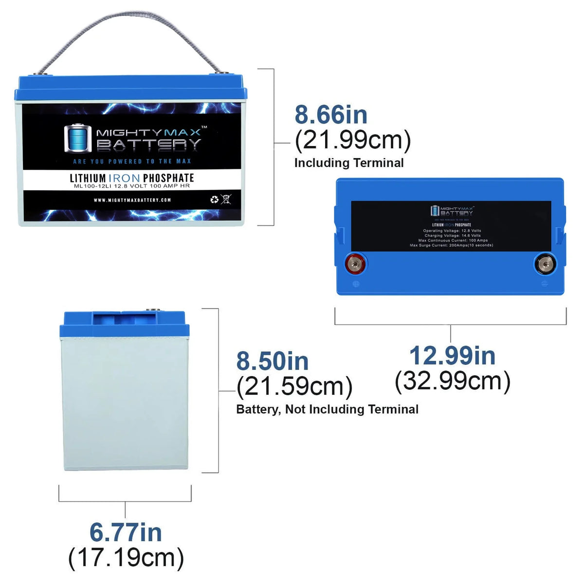 12V 100AH Lithium Battery S727