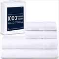 White 4-Piece Queen Egyptian Cotton Sheet Set W1425
