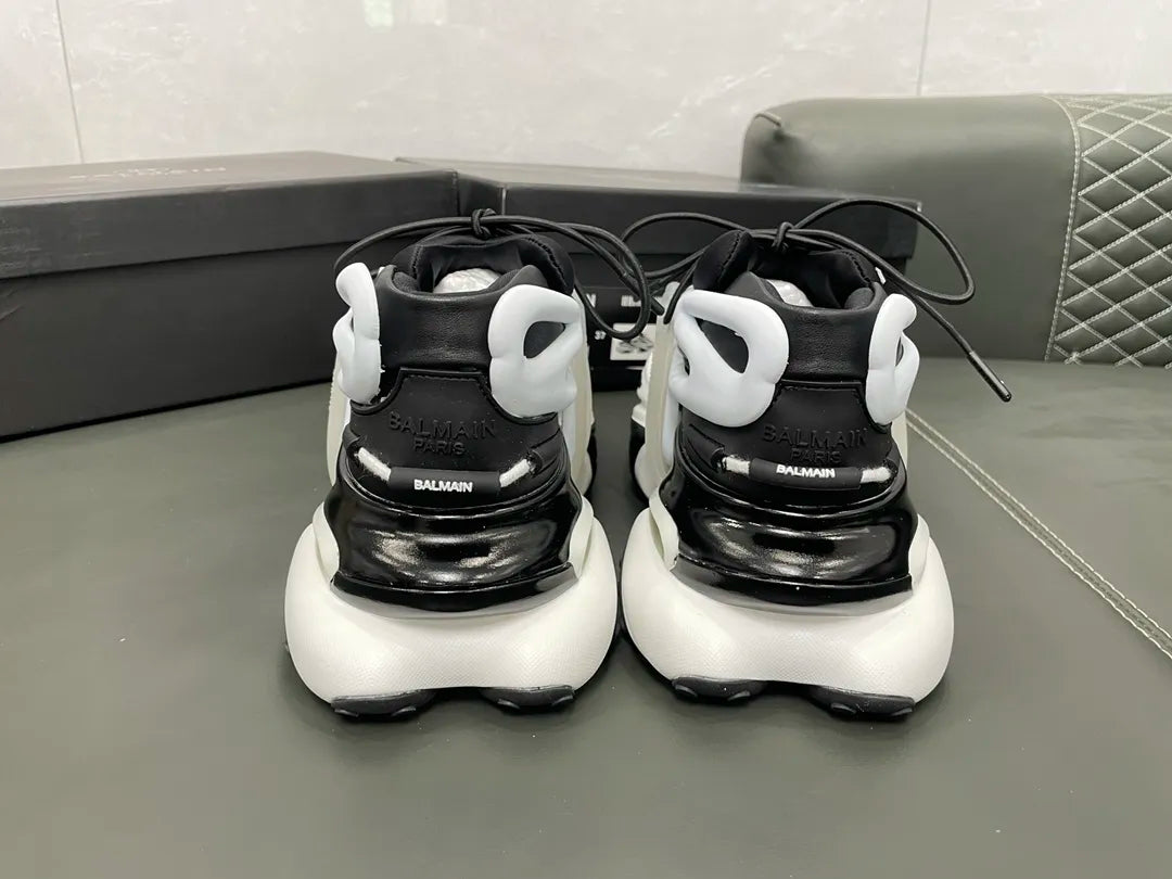White Black Heels G2814
