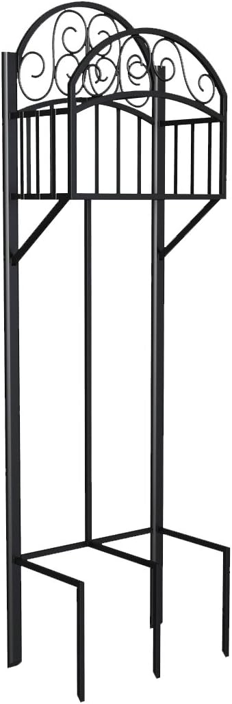 Black Pack of 2 Garden Hose Stand L99178