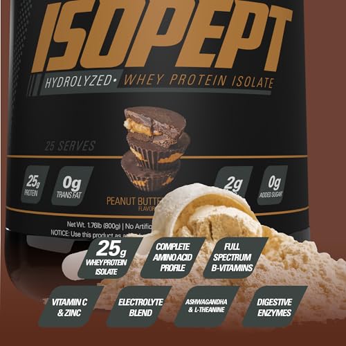 Hydrolyzed Whey Protein Powder, 100% Whey Protein Isolate & Hydrolysate, 27g Protein, 27 Serves (Strawberry Milkshake) N87712