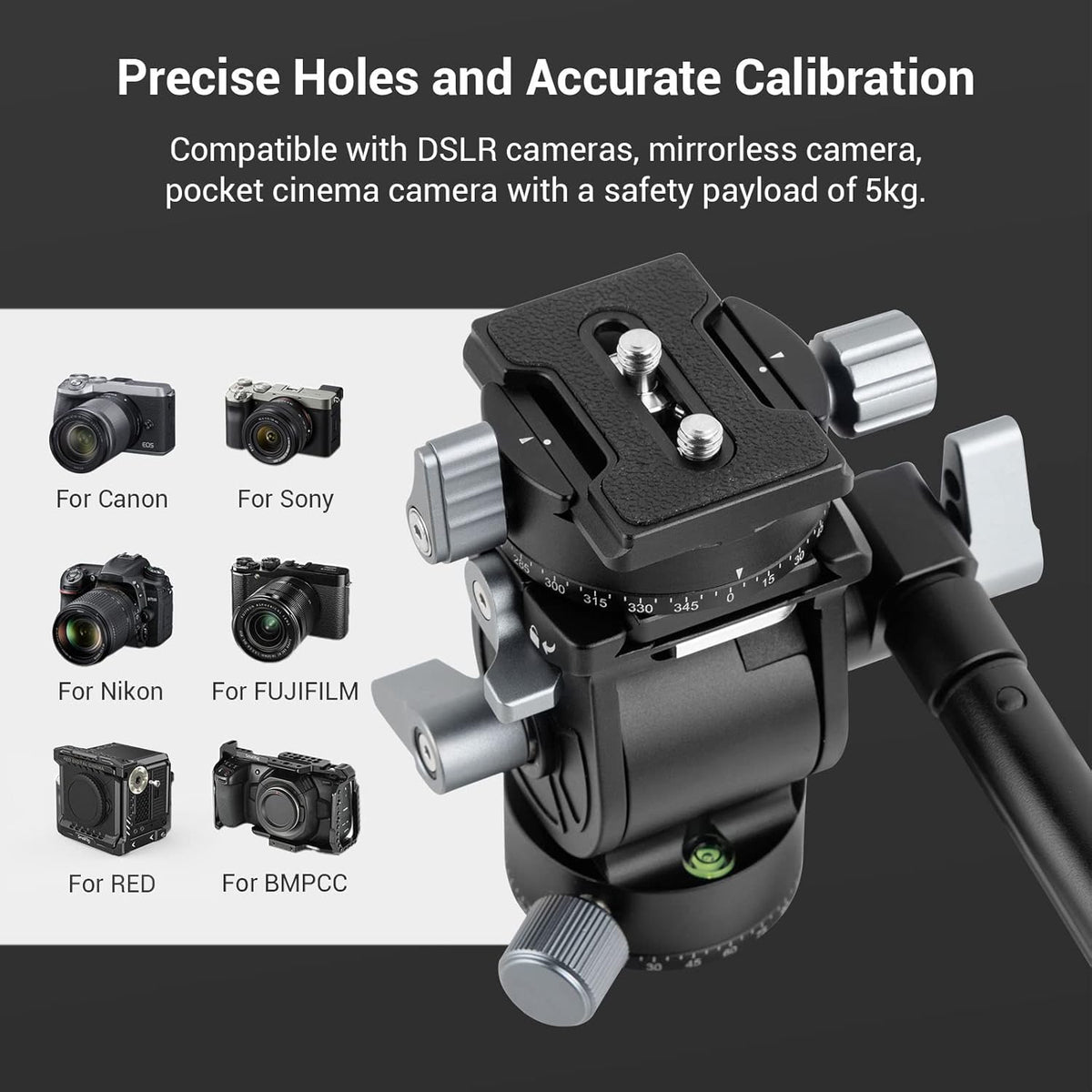 Video Head with Quick Release Plate D62429