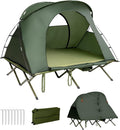 2-Person Camping Tent Cot with Self-Inflating Mattress M925