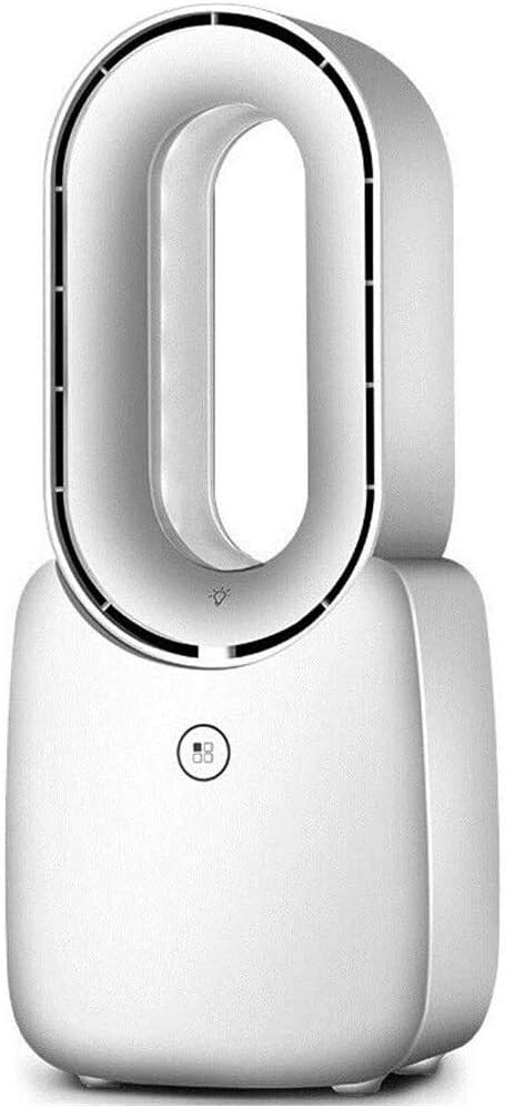 Bladeless Negative Ions Floor-Standing Tower Fan White D842
