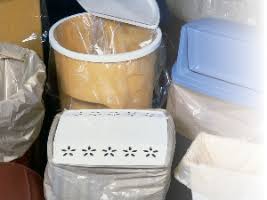 White Low Density Trash Can Liner G8193