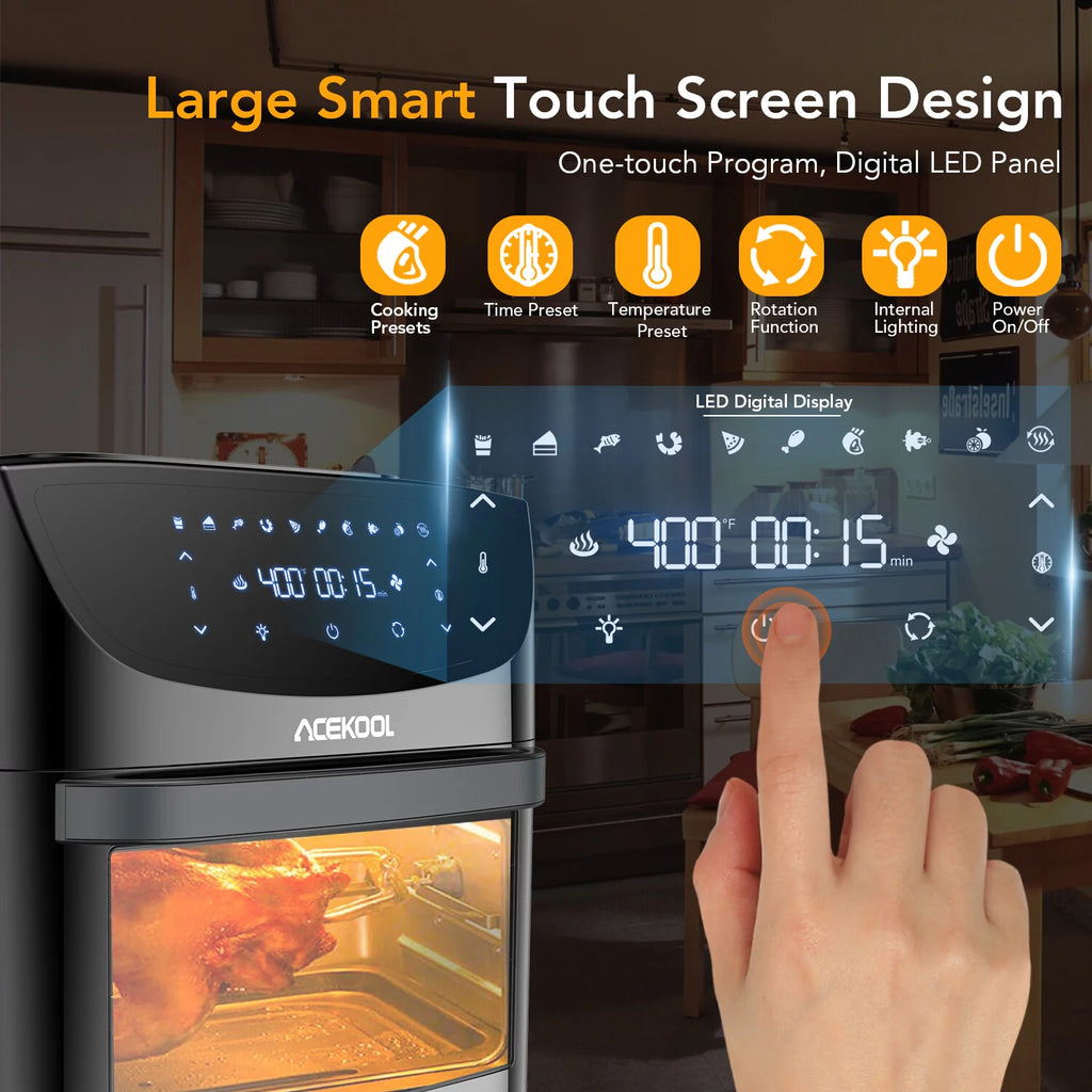 19 Qt 1800 W 10-in-1 Digital Air Fryer Oven C158