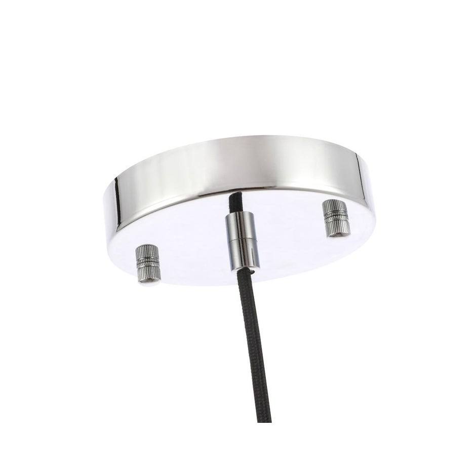 1-Light Clear Seeded Glass Brass R634