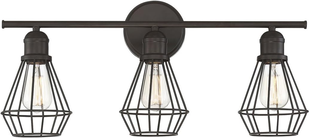 3 Light Brushed Nickel Bath Wall Vanity Fixture G32958