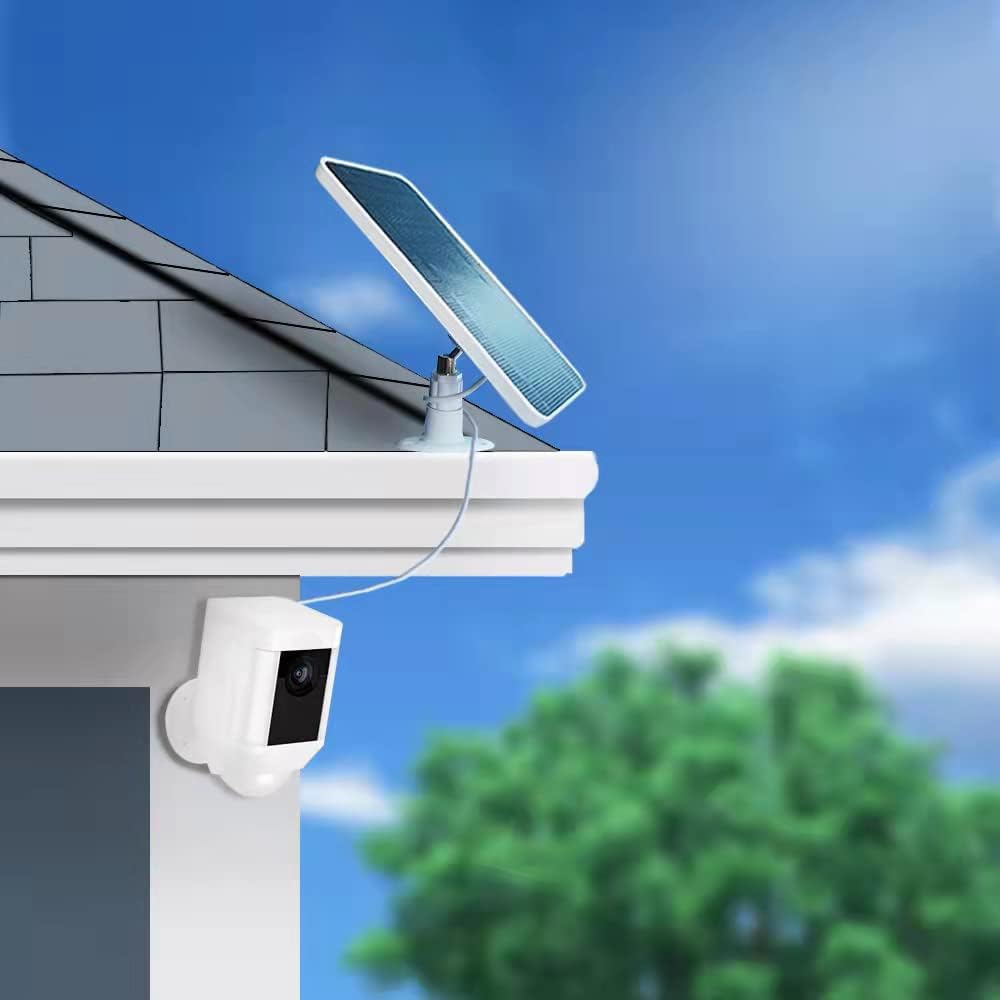 Solar Panel with 13 FT Cable and Adjustable Wall Mount (3 Pack) C474