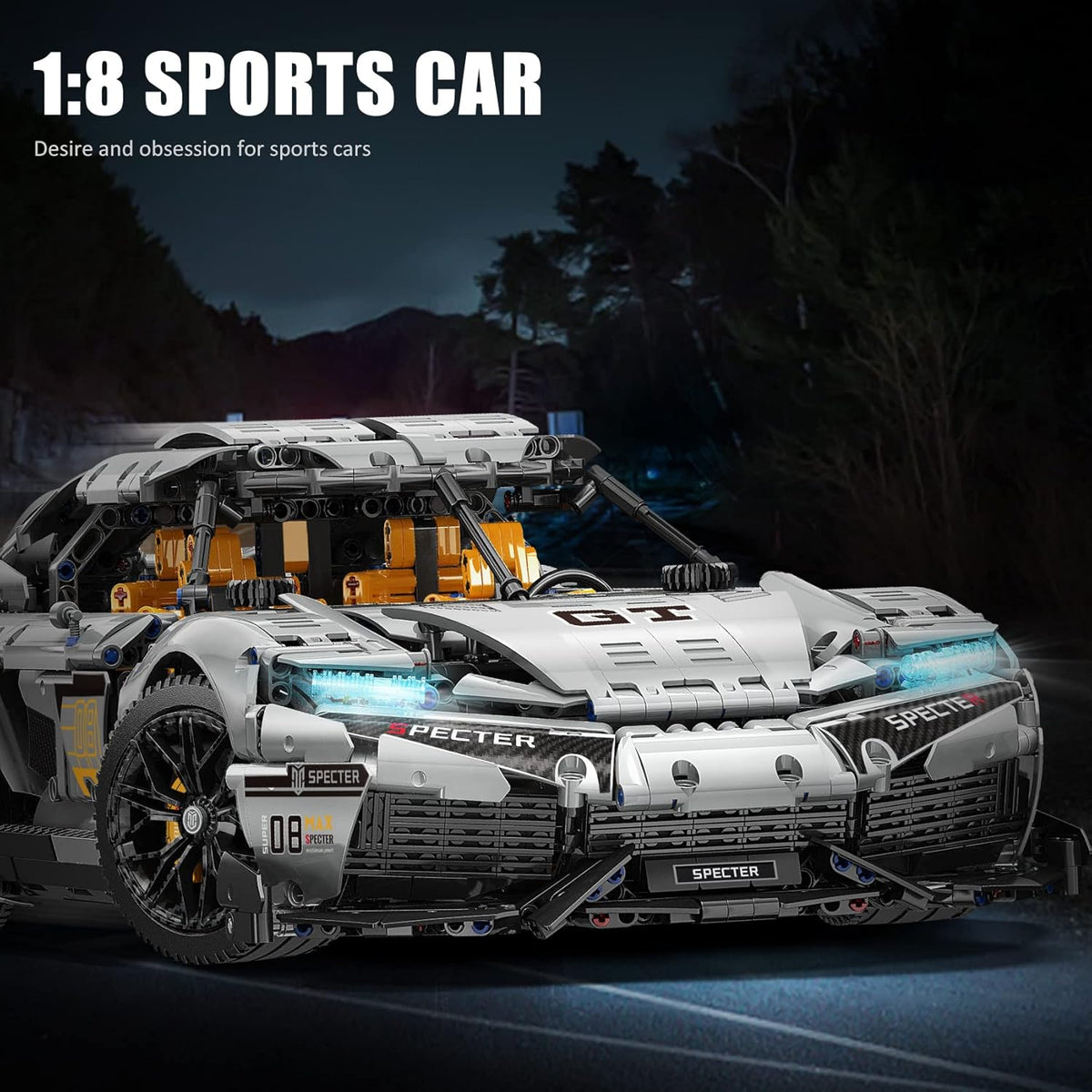 Sports car Building Block Kits 3508 Pieces I115304