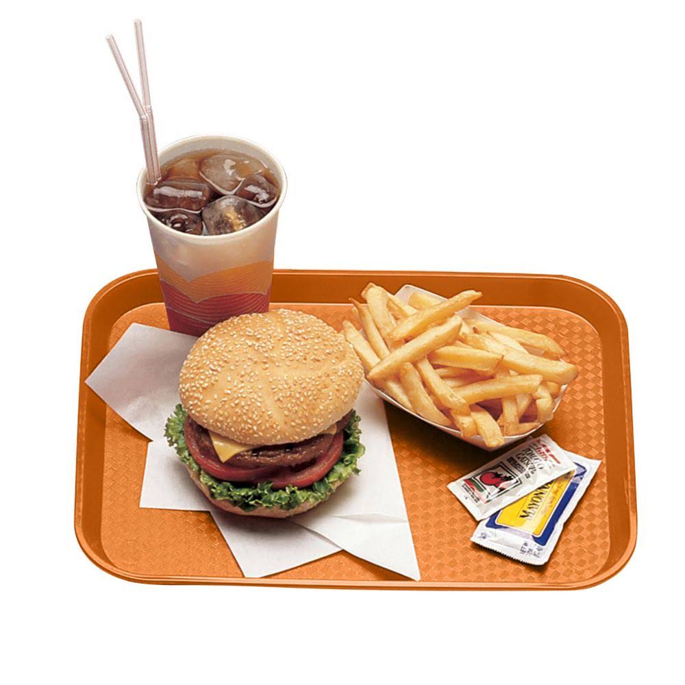 Orange Fast Food Tray - Dozen E7720