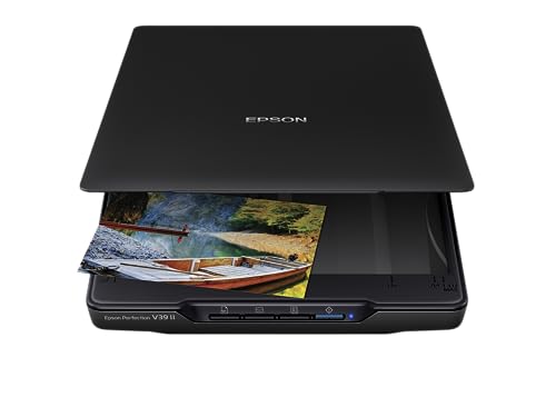 Black Flatbed Scanner 4800 dpi Optical Resolution U25695