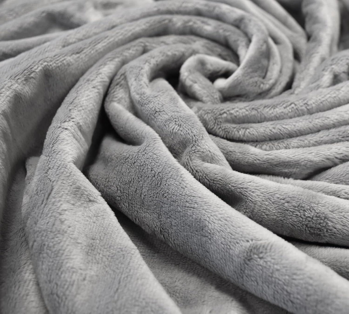 King Grey Micro-Fleece Heated Blanket S7780