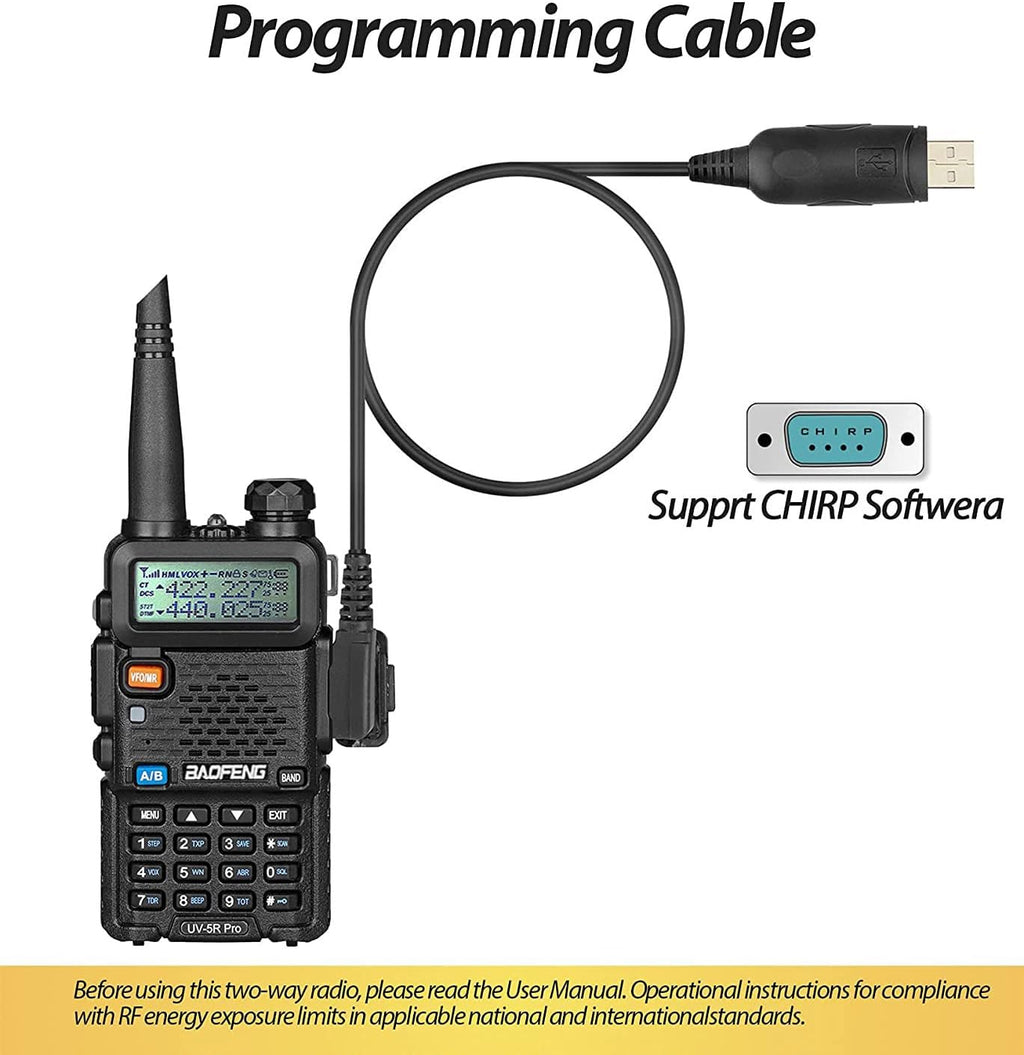 8W Ham Radio with Battery and Antenna U3055