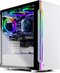 White Gaming PC Desktop with Intel Core i5 10400F, RTX 3060, 16GB DDR4 RAM, 1TB NVME SSD T47766