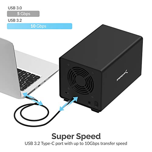 USB 3.2 5-Bay SATA Hard Drive Docking Station with USB-C Z11346