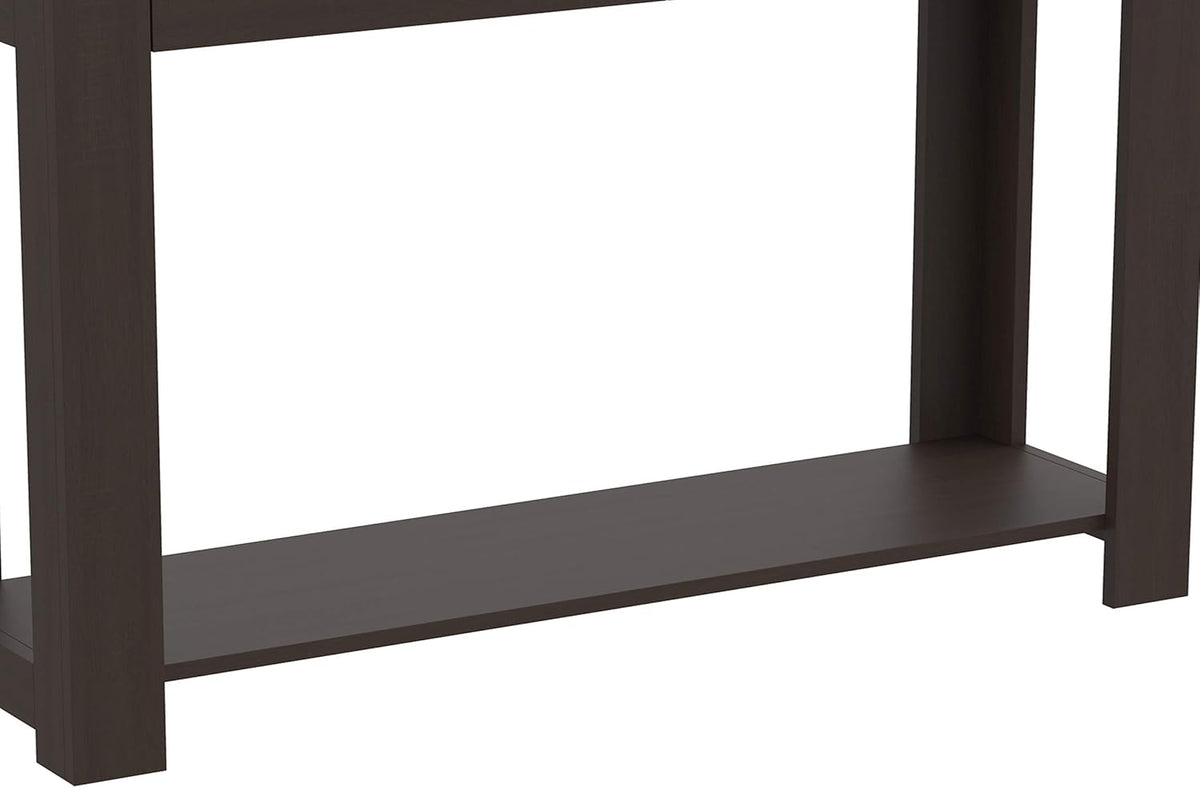 Brown 2 Drawer Console Table M723219