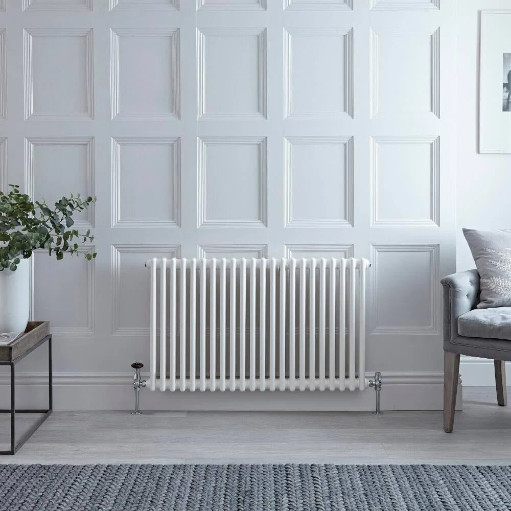 White Cast Iron Style Column Radiator P789145