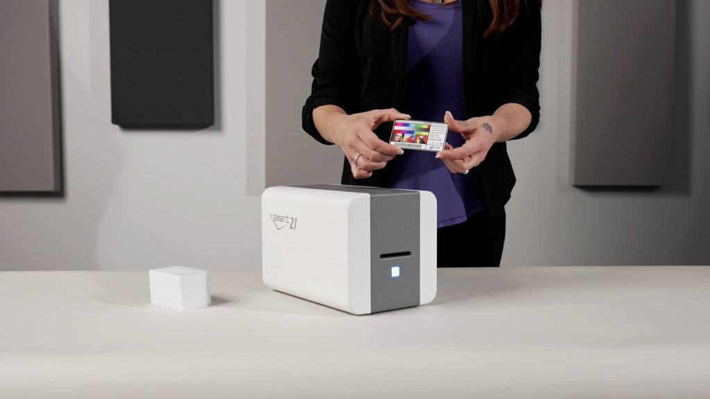 Starter ID Printer Kit - Plastic Card Printer - Color - Dye Sublimation E291182