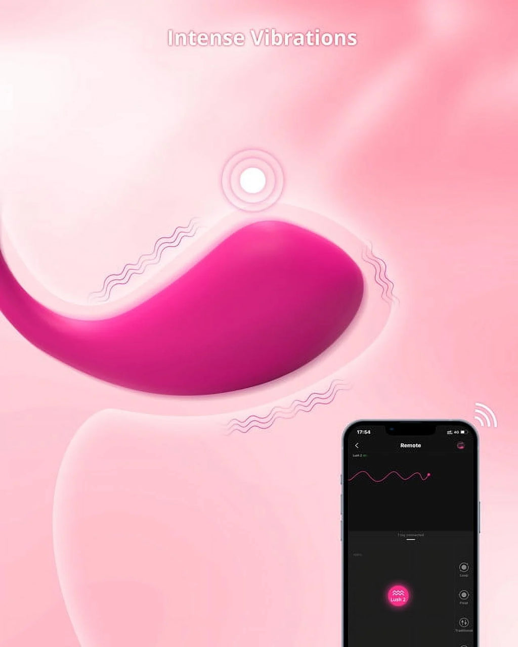 Pink Wireless Bullet Vibrator Y593