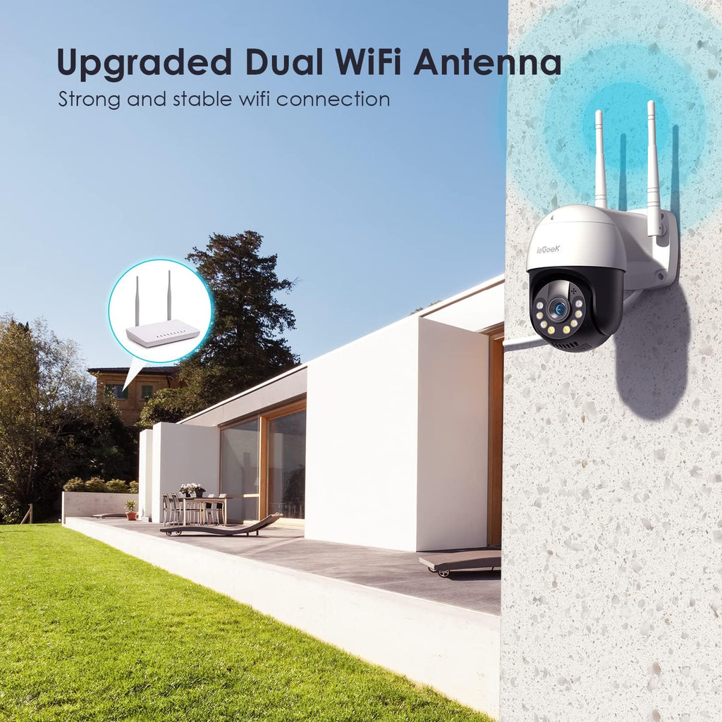 1080P HD Full Color Night Vision Wireless WiFi Security Camera W416
