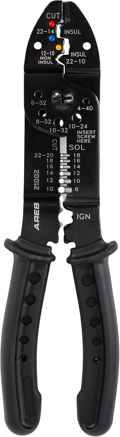 9-inch Wire Stripper Crimper and Cutter Electrical Multi-Tool A490