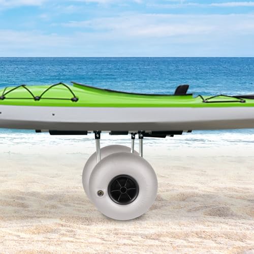 2 Pack 10" Beach Sand Tires with 4.13in Diameter Replacement Balloon Wheels J791060
