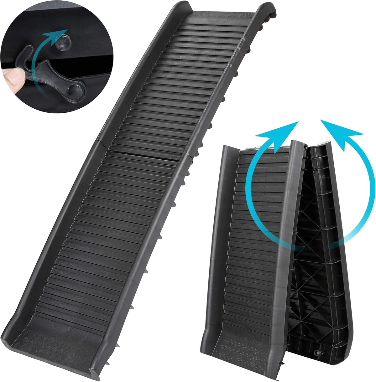 62 Inches Portable Folding Pet Ramp N27559