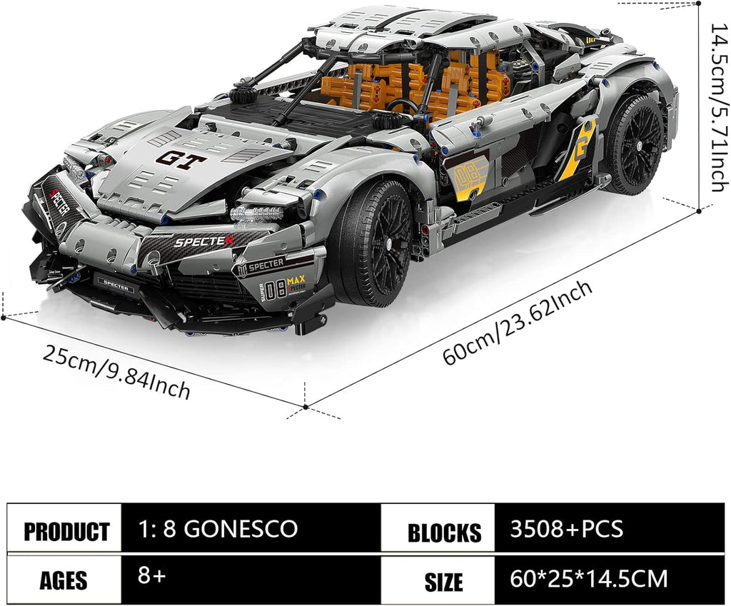Sports car Building Block Kits 3508 Pieces I115304