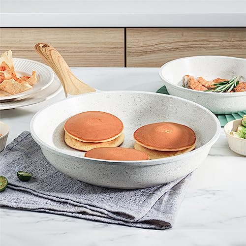 Nonstick Frying Pan Skillet, Swiss Granite Coating, 9.5 Inch O575003